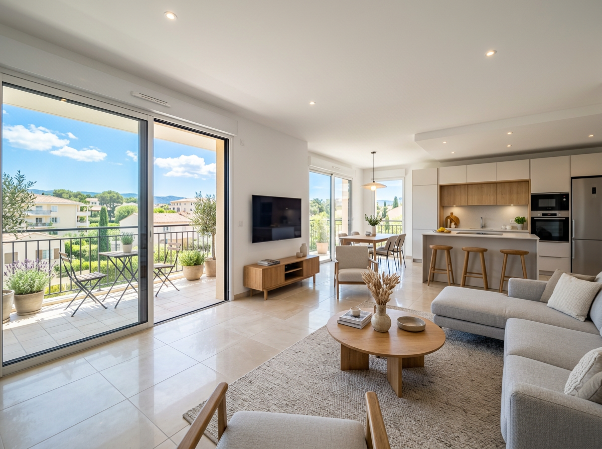 T4 avec parking et balcon — exemple