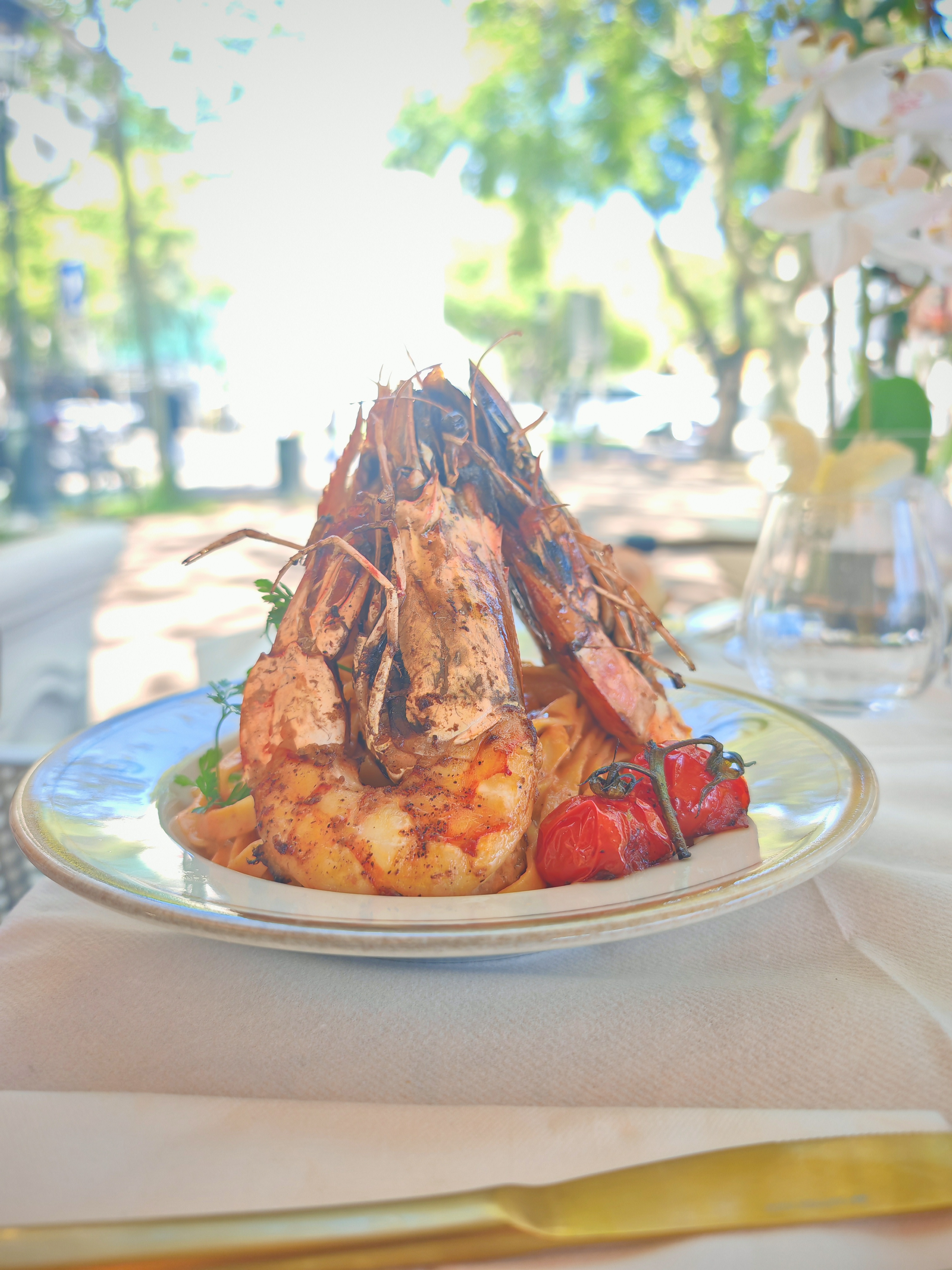 Tagliatelle crustaces gambas