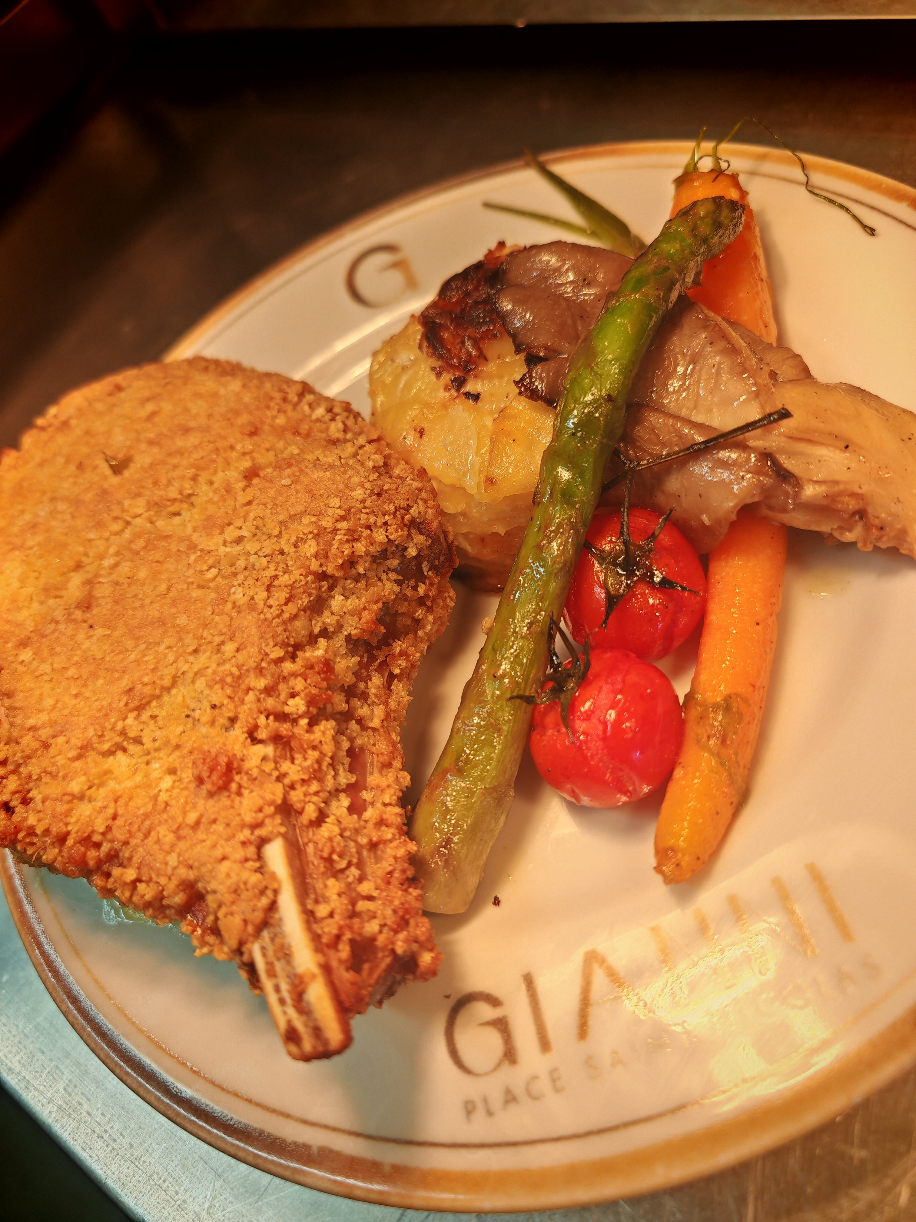 Cote de veau cordon bleu